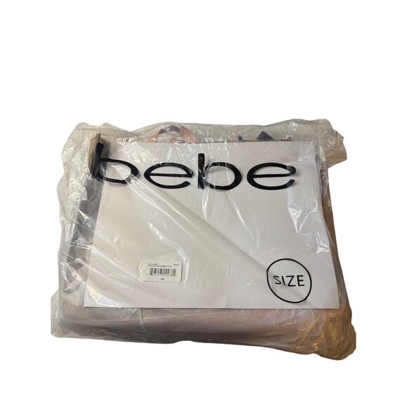 Bebe Jacquard Logo Tote Bag in Blush Pink | NWT | Large Shoulder/Crossbody - Picture 5 of 5